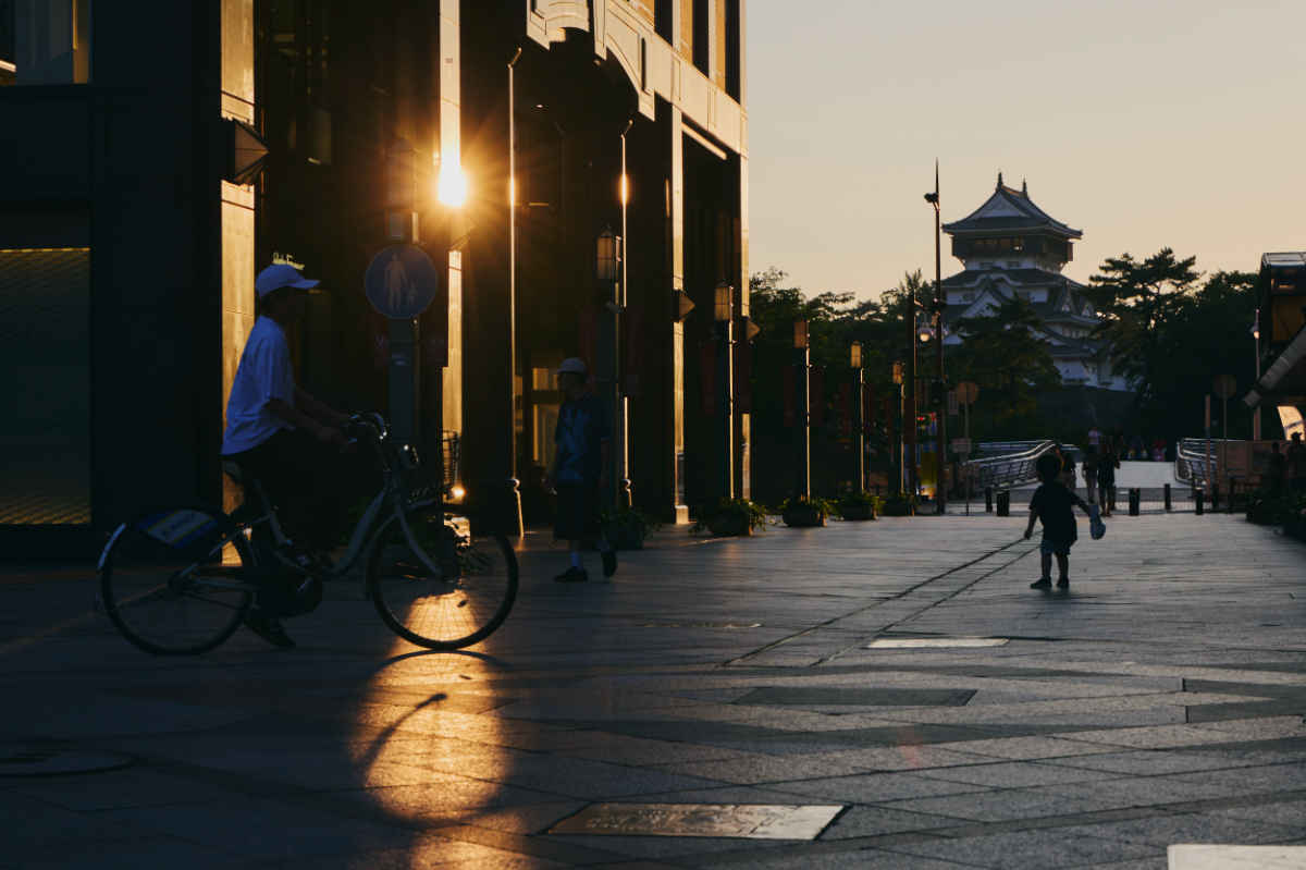 Street at dusk